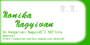 monika nagyivan business card